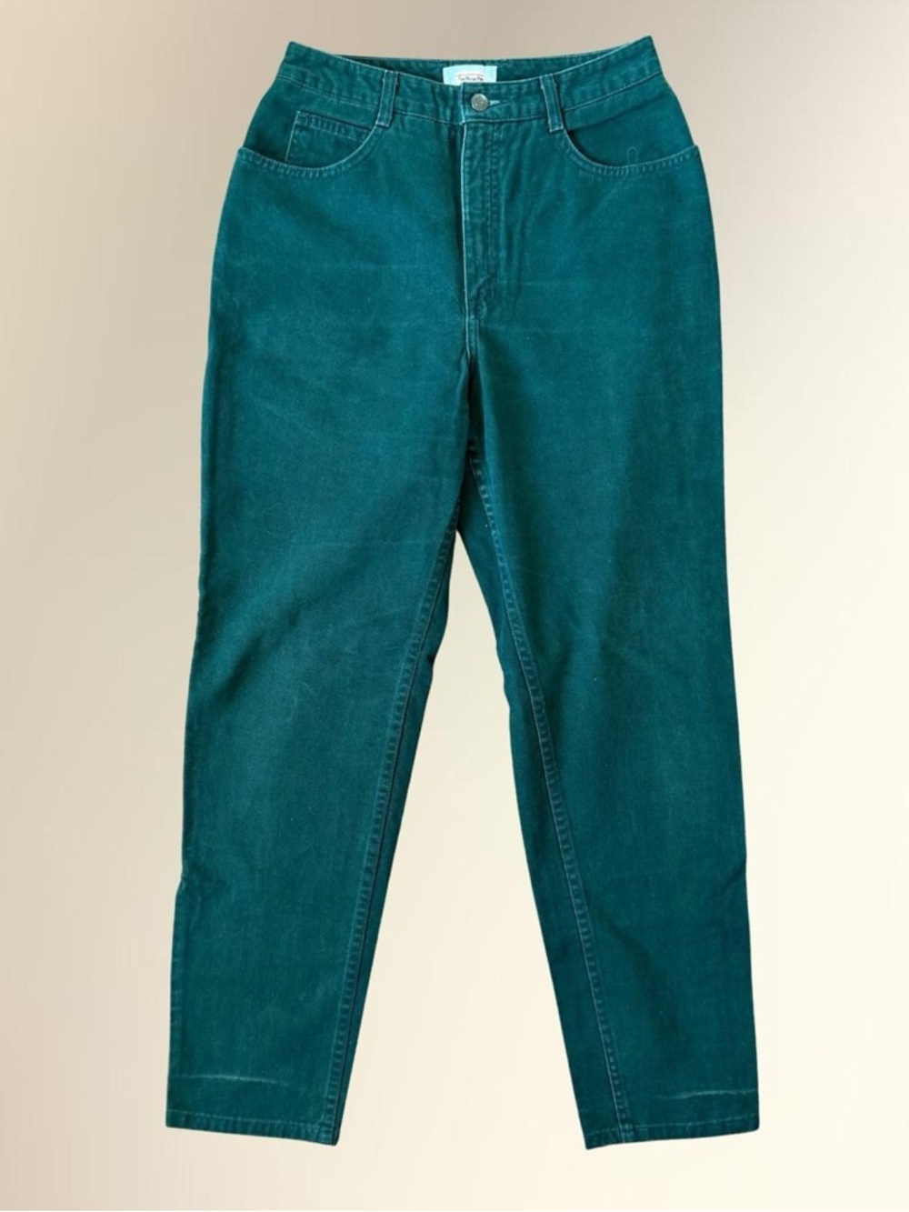 Talbots High Waisted Forest Green Denim Pants